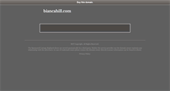 Desktop Screenshot of biancahill.com